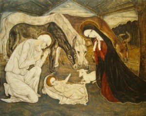 Birth Of Jesus Christ - Tsuguharu Foujita
